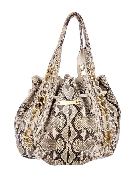 michael kors snakeskin purse